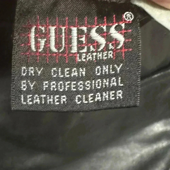 Guess Y2K Genuine Leather Pants Size 4 - Picture 5 of 6